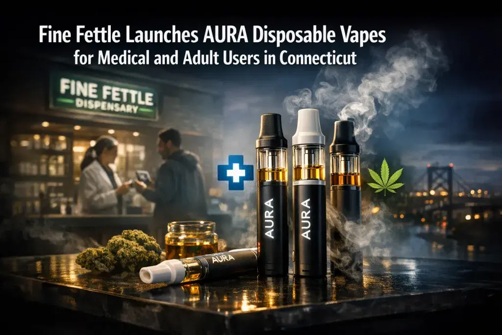 Fine Fettle Launches AURA Disposable Vapes for Medical and Adult Users in Connecticut